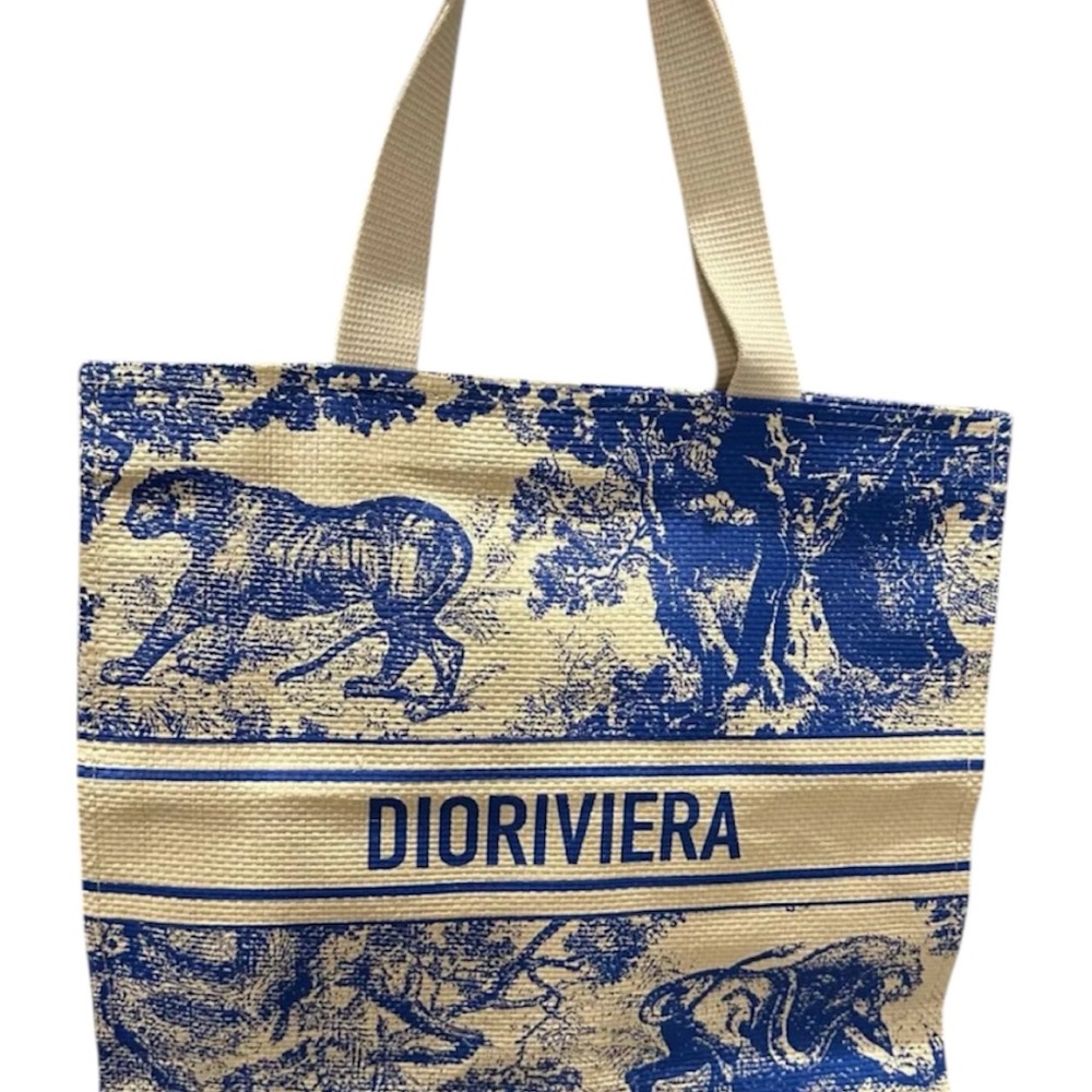 NWT CHRISTIAN DIOR Canvas Dioriviera tote GWP - Picture 6 of 7
